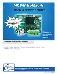 MCS-NITROMAG MODBUS Quick Start MANUAL